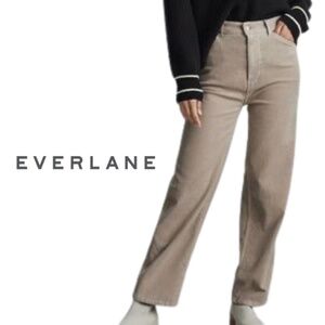 Everlane The Moleskin Way-High Pant Organic Cotton Stretch - Beige - Size 2